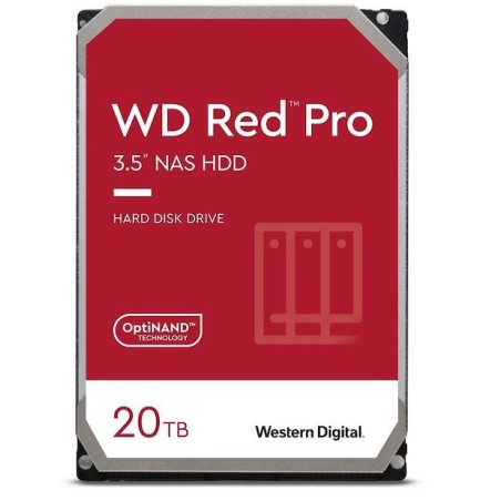 Dysk HDD WD Red Pro WD201KFGX (20 TB   3.5"  512 MB  7200 obr/min)