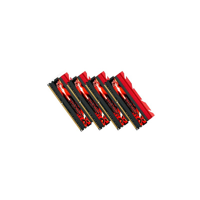 Zestaw pamięci G.SKILL TridentX F3-2400C10Q-32GTX (DDR3 DIMM  4 x 8 GB  2400 MHz  CL10)