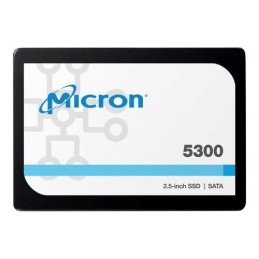 Dysk SSD Micron 5300 MAX 3.84TB SATA 2.5" MTFDDAK3T8TDT-1AW1ZABYYR (DWPD 5)
