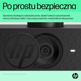 Kamera internetowa HP 620 Full HD USB czarna 6Y7L2AA