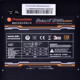 Zasilacz Thermaltake Smart SE2 600W PS-SPS-0600MNSAWE-1 (600 W  Aktywne  120 mm)