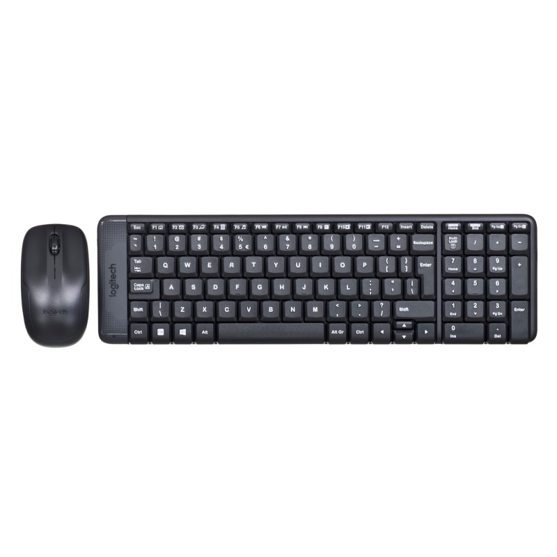 Zestaw klawiatura + mysz membranowa Logitech MK220 920-003168 (USB 2.0  kolor czarny  optyczna)