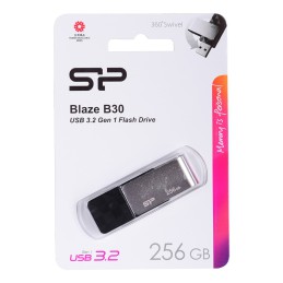 Pendrive Silicon Power Blaze B30 256GB USB 3.1 kolor czarny