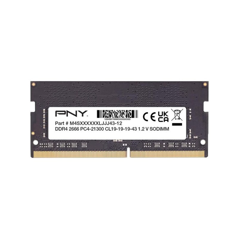 Pamięć PNY DDR4 SODIMM 2666MHz 1x8GB Performance for Notebook
