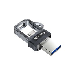 Pendrive SanDisk ULTRA SDDD3-128G-G46 (128GB  microUSB, USB 3.0  kolor szary)