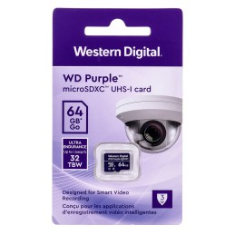 Karta pamięci WD Purple microSDXC WDD064G1P0C (64GB  Class 10, Class U1)