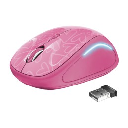 Mysz Trust Yvi FX 22336 (optyczna  1600 DPI  kolor różowy)