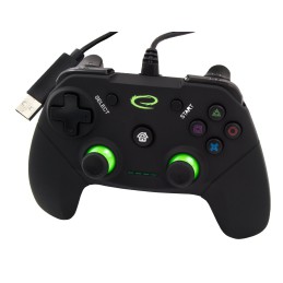 Gamepad Esperanza Vanquisher EGG110K (PC, PS3  kolor czarny, kolor zielony)