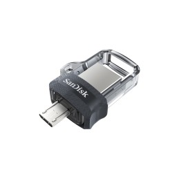 Pendrive SanDisk Ultra Dual Drive SDDD3-064G-G46 (64GB  microUSB, USB 3.0  kolor czarny)