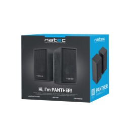 Zestaw głośników komputerowe NATEC Panther NGL-1229 (2.0  kolor czarny)