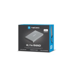 Obudowa na dysk NATEC Rhino Go NKZ-1281 (2.5"  USB 3.0  Aluminium  kolor szary)