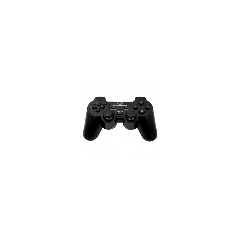 Gamepad Esperanza EG106 (PC, PS2, PS3  kolor czarny)
