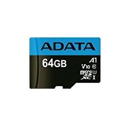 Karta pamięci ADATA PREMIER AUSDX64GUICL10A1-RA1 (64GB  Class 10  Adapter)