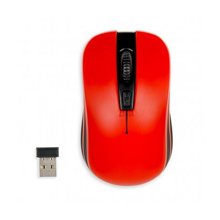 Mysz IBOX LORIINI IMOF008WR (optyczna  1600 DPI  kolor czerwony)
