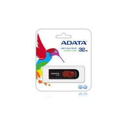 Pendrive ADATA C008 AC008-32G-RKD (32GB  USB 2.0  kolor czarny)
