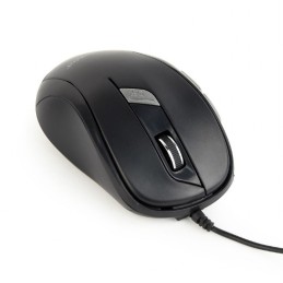 Mysz GEMBIRD MUS-6B-01 (optyczna  1600 DPI  kolor czarny)