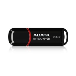 Pendrive ADATA UV150 AUV150-64G-RBK (64GB  USB 3.0  kolor czarny)