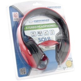 Słuchawki Esperanza Soul EH138R (kolor czerwony)