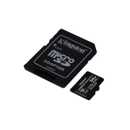 Karta pamięci z adapterem Kingston Canvas Select Plus SDCS2/64GB (64GB  Class 10, Class U1, V10  + adapter)
