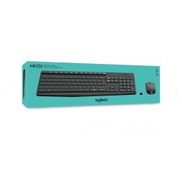 Zestaw klawiatura + mysz membranowa Logitech MK235 920-007931 (USB 3.0  kolor szary  optyczna)
