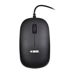 Zestaw klawiatura + mysz IBOX IKMS606 (USB 2.0  (US)  kolor czarny  optyczna  800 DPI)