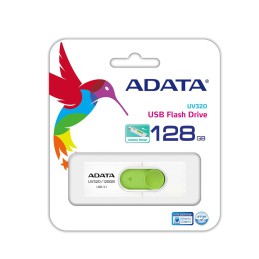 Pendrive ADATA UV320 AUV320-128G-RWHGN (128GB  USB 3.0  kolor biały)