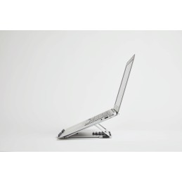POUT Eyes3 Angle – Aluminiowa podstawka pod laptopa, kolor srebrny