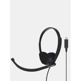 Koss Headphones CS200 USB Wired, On-Ear, Microphone, USB Type-A, Black