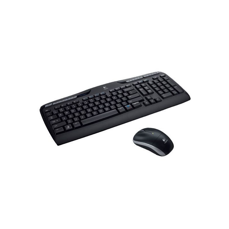 Zestaw bezprzewodowa klawiatura + mysz Logitech  920-003999 (membranowa  USB 2.0  kolor czarny  optyczna)