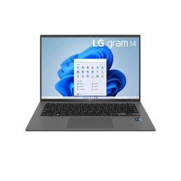 Lg Gram 14Z90R-N.apc5U1Dx I5-1340P 14" Wuxga 8Gb Ssd512 Bt Blkb Fpr W11Pro Chorcoal Gray (Repack) 2Y