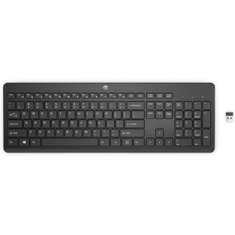Klawiatura Hp 230 Wireless Keyboard Bezprzewodowa Czarna 3L1E7Aa