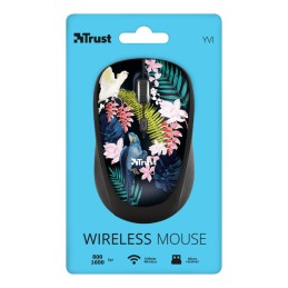 Mysz Trust Yvi Wireless Parrot 23387 (Optyczna  1600 Dpi  Wielokolorowy)