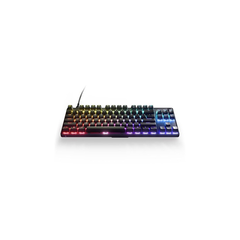 Steelseries Gaming Keyboard Apex 9 Tkl Gaming Keyboard Durable And Portable, The Detachable Usb-C Braided Cable Can Withstand Th