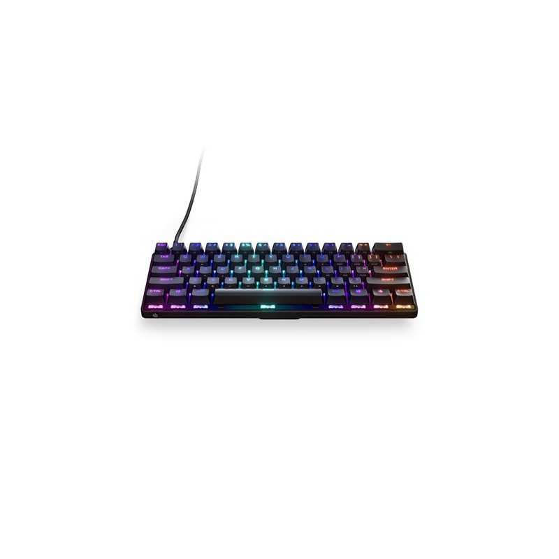 Steelseries Gaming Keyboard Apex 9 Mini Gaming Keyboard Durable And Portable, The Detachable Usb-C Braided Cable Can Withstand T