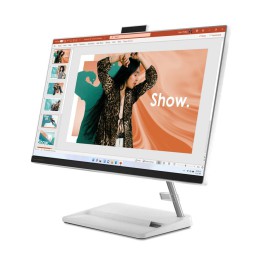 Lenovo Ideacentre Aio 3 24Iap7 I5-12450H 23.8" Fhd Ips 250Nits Ag 16Gb Ddr4 3200 Ssd512 Integrated Intel Uhd Graphics Win11 Whit