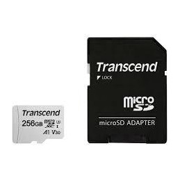 Pamięć Micro Sdxc 256Gb W/Adap C10 Ts256Gusd300S-A Transcend