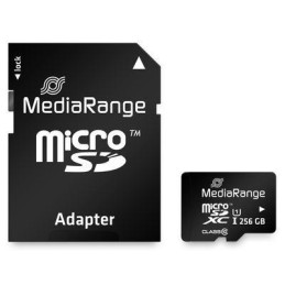 Memory Micro Sdxc 256Gb Uhs-1/W/Adapter Mr946 Mediarange