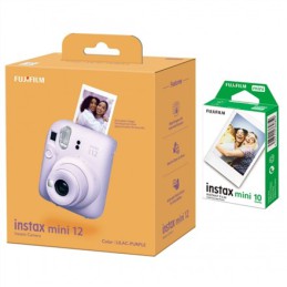 Camera Instant W/10Sh Glossy/Instax Mini 12 Purple Fujifilm