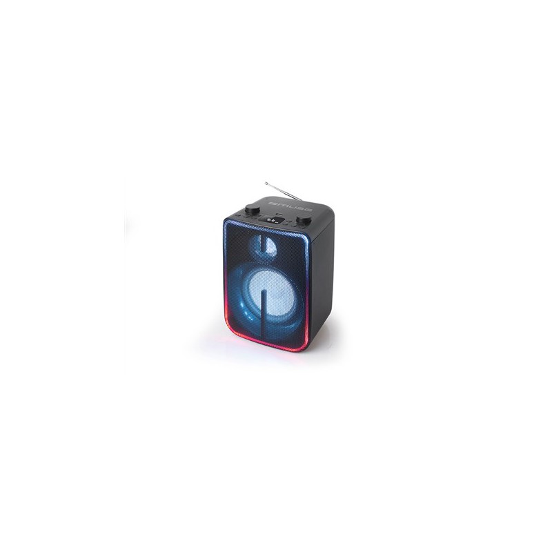 Muza | Głośnik Bluetooth Party Box Z Baterią | M-1802Dj | 60 W | Łączność Bluetooth | Czarny | Połączenie Bezprzewodowe