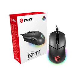 Mysz Msi Clutch Gm11 (Optyczna  5000 Dpi  Kolor Czarny)