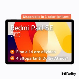 Tablet Xiaomi Redmi Pad Se 4/128Gb Purpurowy