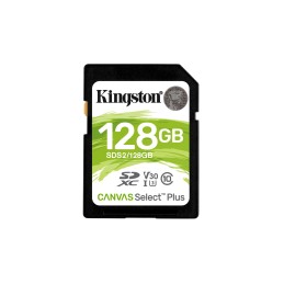Karta Pamięci Kingston Canvas Select Plus Sds2/128Gb (128Gb  Class U3, V30  Karta Pamięci)