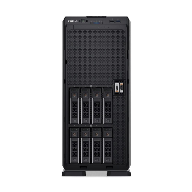 Poweredge T550, Chassis 8 X 3.5", Intel Xeon Silver 4310, 16Gb, 1X480Gb Ssd Sata Read Intensive, Bezel, Dvd Rw, No Nic, Perc H75