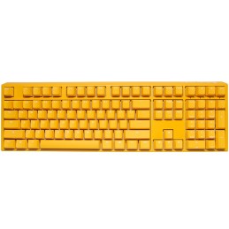 Ducky One 3 Yellow Gaming Tastatur, Rgb Led - Mx-Silent-Red (Us)