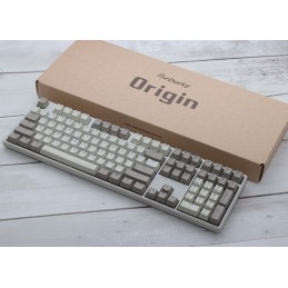 Ducky Origin Vintage Gaming Tastatur, Cherry Mx-Silent-Red (Us)