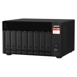 Qnap Ts-873A-Sw5T, Tower, 8 X 2.5"/3.5" Sata, Amd Ryzen V1500B 4C/8T, 8Gb Ddr4 (Max. 64Gb), 2 X 2.5Gbe, Optional 10Gbe, Single P