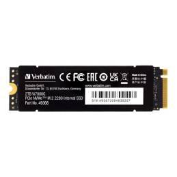 Dysk Ssd Verbatim Vi7000G 2Tb M.2 Pcie Gen4 Nvme 2280 (7400/6700 Mb/S)