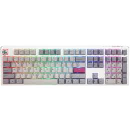 Klawiatura Gamingowa Ducky One 3 Mist Grey, Rgb Led - Mx-Silent-Red