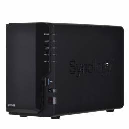 Nas Synology Ds224+  Tower  2X (3.5" Sata Hdd)  Intel Celeron J4125 ,2Gb Ddr4 (Max. 6Gb), 2X 1Gbe Rj-45