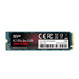 Dysk Ssd Silicon Power A80 1Tb M.2 Pcie Nvme Gen3X4 Tlc 3400/3000 Mb/S (Sp001Tbp34A80M28)